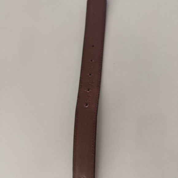 Black and Brown Leather Belt with Silver Conchos - Picture 5 of 7